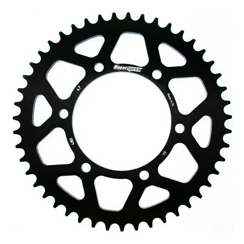 Supersprox Aluminium Chain wheel 525 - 47Z (black)