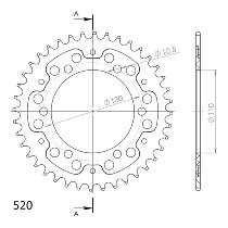 Supersprox Stealth rocchetto per catena 520 - 40Z (nero)