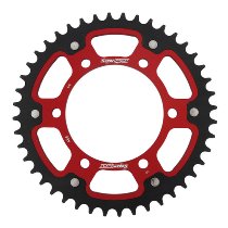 Supersprox Stealth rueda de cadena 520 - 44Z (rojo)