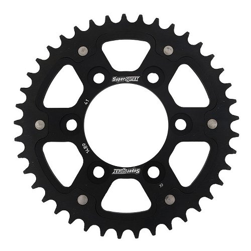 Supersprox acciaio rocchetto per catena 530 - 41Z (nero)