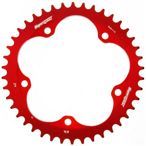 Supersprox Aluminium Chain wheel 525 - 42Z (red)