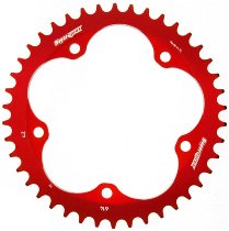 Supersprox aluminium roue d`entrainement 525 - 42Z (rouge)