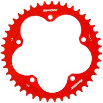 Supersprox aluminium roue d`entrainement 525 - 43Z (rouge)