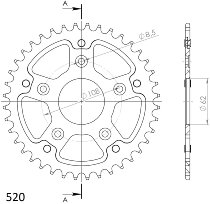 Supersprox Stealth roue d`entrainement 520 - 41Z (or)