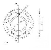 Supersprox Stealth Chain wheel 525 - 42Z (gold)