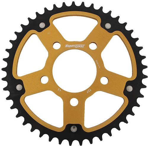 Supersprox Stealth rocchetto per catena 525 - 45Z (oro)