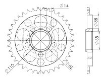 Supersprox Stealth roue d`entrainement 525 - 43Z (argent)