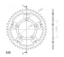Supersprox Stealth-Kettenrad 520 - 43Z (gold)