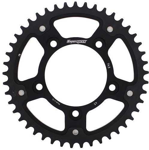 Supersprox Stealth rocchetto per catena 520 - 45Z (nero)
