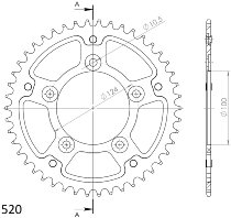 Supersprox Stealth-Kettenrad 520 - 46Z (gold)