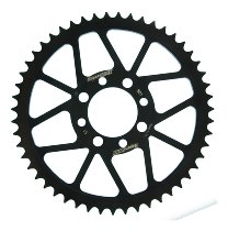 Supersprox acero rueda de cadena 420 - 51Z (negro)