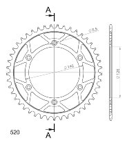 Supersprox Stealth roue d`entrainement 520 - 45Z (bleue)