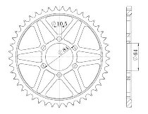 Supersprox acier roue d`entrainement 530 - 33Z (noir)