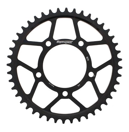 Supersprox acero rueda de cadena 530 - 44Z (negro)