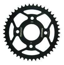 Supersprox acero rueda de cadena 428 - 45Z (negro)