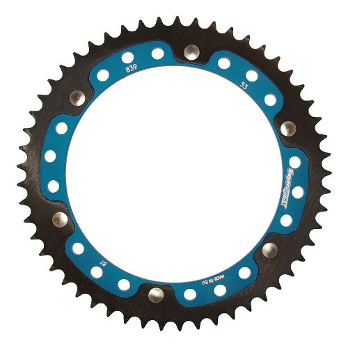 Supersprox Stealth rocchetto per catena 428 - 53Z (azurro)