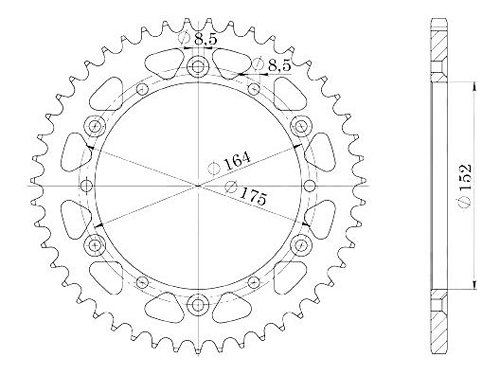 Supersprox acier roue d`entrainement 520 - 40Z (noir)