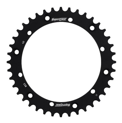 Supersprox aluminium roue d`entrainement 520 - 40Z (noir)