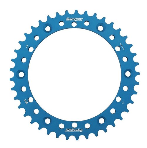 Supersprox aluminium roue d`entrainement 520 - 41Z (bleue)