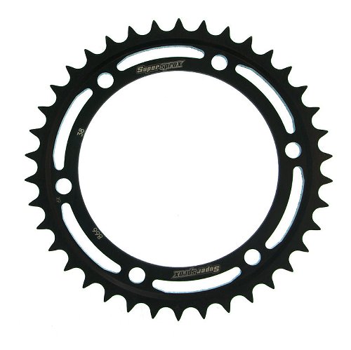 Supersprox acciaio rocchetto per catena 532 - 38Z (nero)