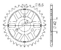 Supersprox acier roue d`entrainement 428 - 32Z (noir)