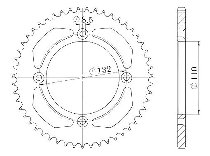 Supersprox Steel Chain wheel 428 - 46Z (black)