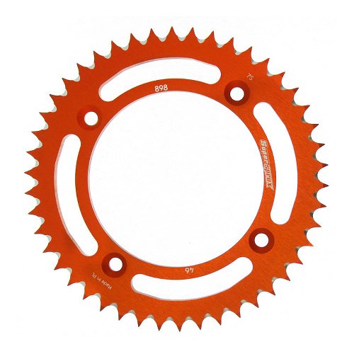 Supersprox Aluminium Chain wheel 428 - 46Z (orange)