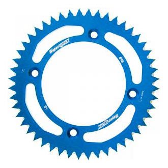 Supersprox aluminium roue d`entrainement 428 - 48Z (bleue)