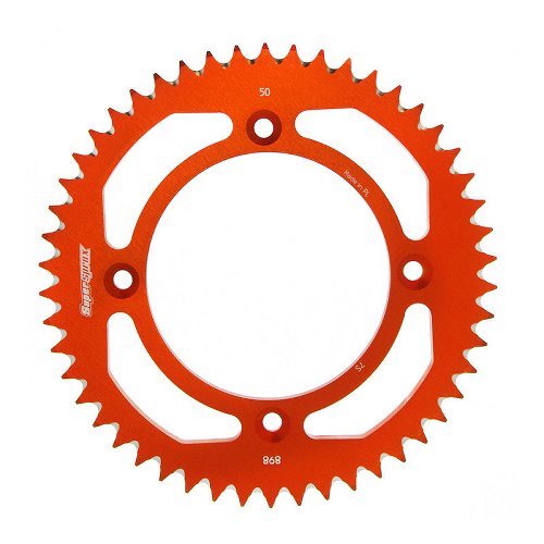 Supersprox Aluminium Chain wheel 428 - 50Z (orange)