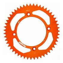 Supersprox aluminium roue d`entrainement 428 - 51Z (orange)