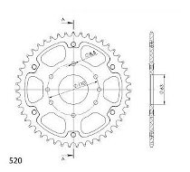 Supersprox Stealth Chain wheel 520 - 47Z (gold)