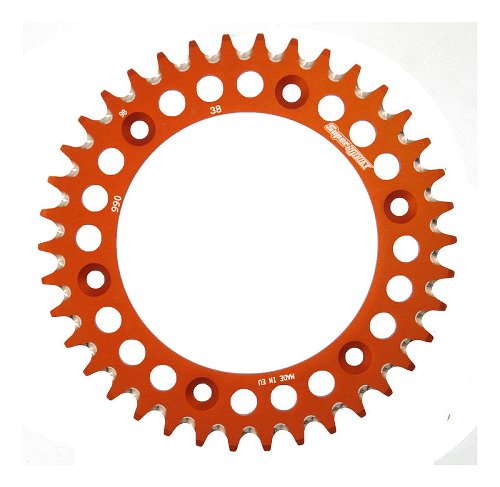 Supersprox Aluminium Chain wheel 520 - 38Z (orange)