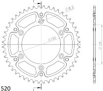 Supersprox Stealth Chain wheel 520 - 41Z (blue)