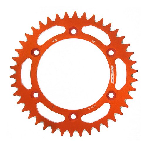 Supersprox aluminium roue d`entrainement 520 - 42Z (orange)