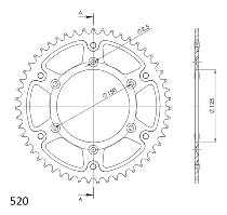 Supersprox Stealth roue d`entrainement 520 - 51Z (noir)