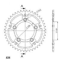 Supersprox Stealth Chain wheel 525 - 44Z (black)