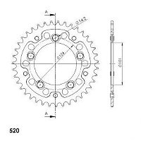 Supersprox Stealth roue d`entrainement 520 - 39Z (rouge)