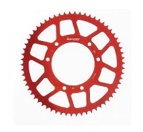 Supersprox alluminio rocchetto per catena 420 - 62Z (rosso)