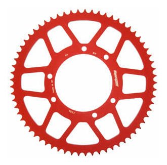 Supersprox aluminio rueda de cadena 420 - 65Z (rojo)