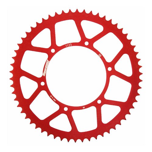 Supersprox aluminio rueda de cadena 420 - 58Z (rojo)