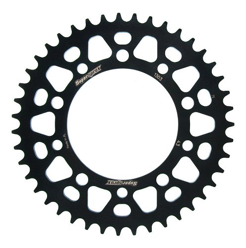 Supersprox aluminium roue d`entrainement 520 - 43Z (noir)