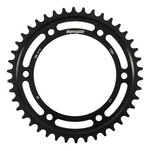 Supersprox Steel Edge rueda de cadena 530 - 42Z (negro)