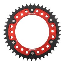 Supersprox Stealth rueda de cadena 530 - 43Z (rojo)