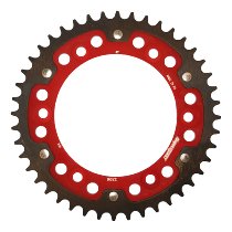 Supersprox Stealth rueda de cadena 530 - 44Z (rojo)