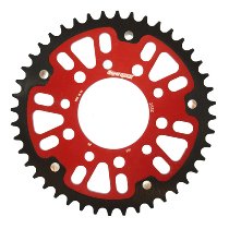 Supersprox Stealth rueda de cadena 525 - 44Z (rojo)