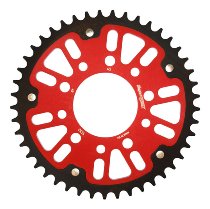 Supersprox Stealth rueda de cadena 525 - 45Z (rojo)