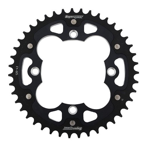 Supersprox Stealth rocchetto per catena 520 - 43Z (nero)