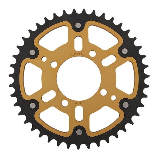 Supersprox Stealth rocchetto per catena 520 - 43Z (oro)