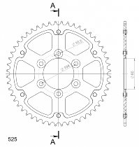 Supersprox Stealth roue d`entrainement 525 - 51Z (noir)