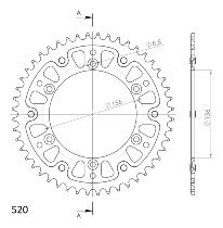 Supersprox Stealth roue d`entrainement 520 - 48Z (noir)